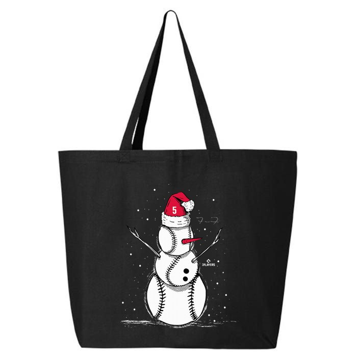 F.R.E.D.D.I.E Freeman Baseball Snowman 25L Jumbo Tote