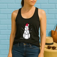 F.R.E.D.D.I.E Freeman Baseball Snowman Womens Tank Top