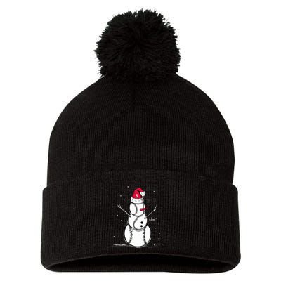 F.R.E.D.D.I.E Freeman Baseball Snowman Pom Pom 12in Knit Beanie