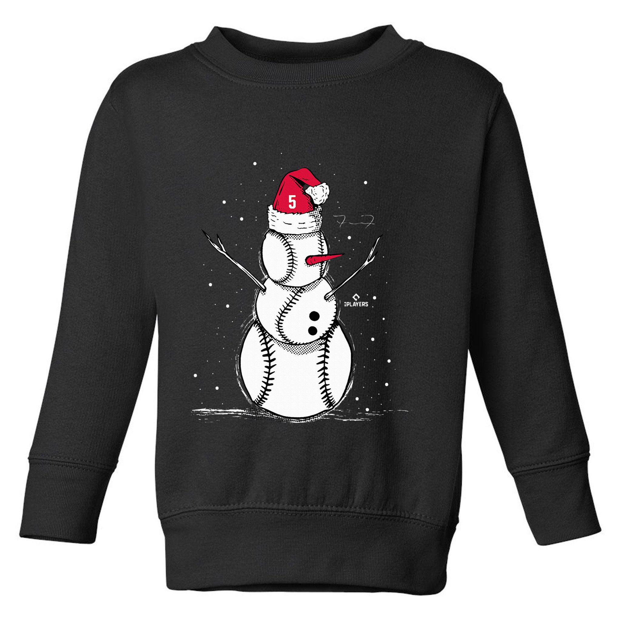 F.R.E.D.D.I.E Freeman Baseball Snowman Toddler Sweatshirt