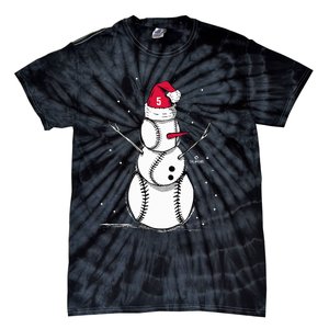 F.R.E.D.D.I.E Freeman Baseball Snowman Tie-Dye T-Shirt