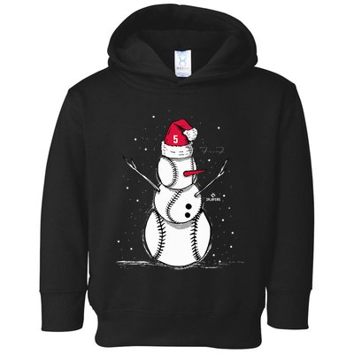 F.R.E.D.D.I.E Freeman Baseball Snowman Toddler Hoodie