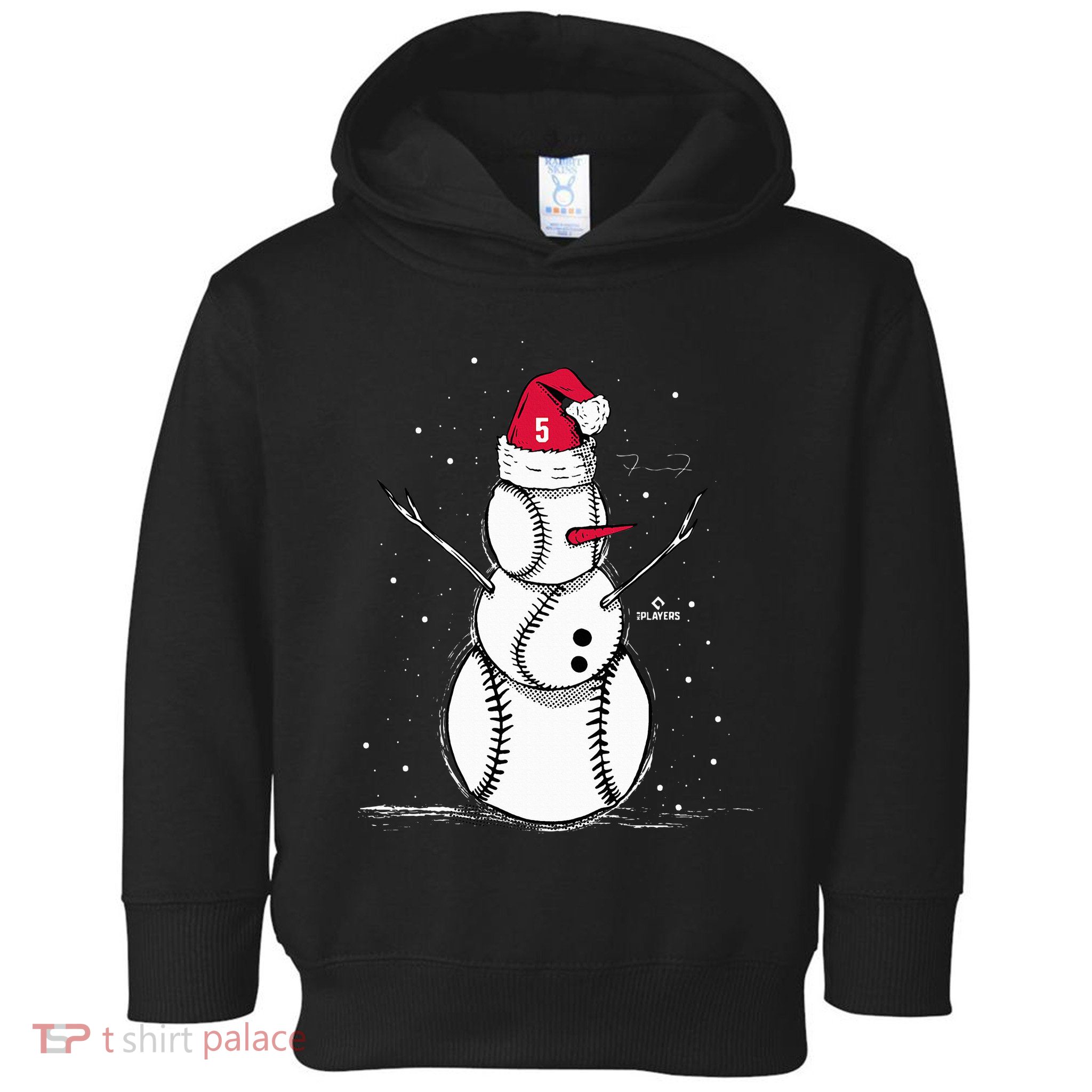 F.R.E.D.D.I.E Freeman Baseball Snowman Toddler Hoodie