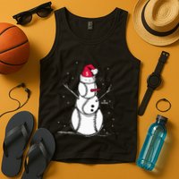 F.R.E.D.D.I.E Freeman Baseball Snowman Tank Top