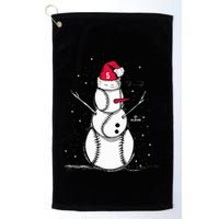 F.R.E.D.D.I.E Freeman Baseball Snowman Golf Towel