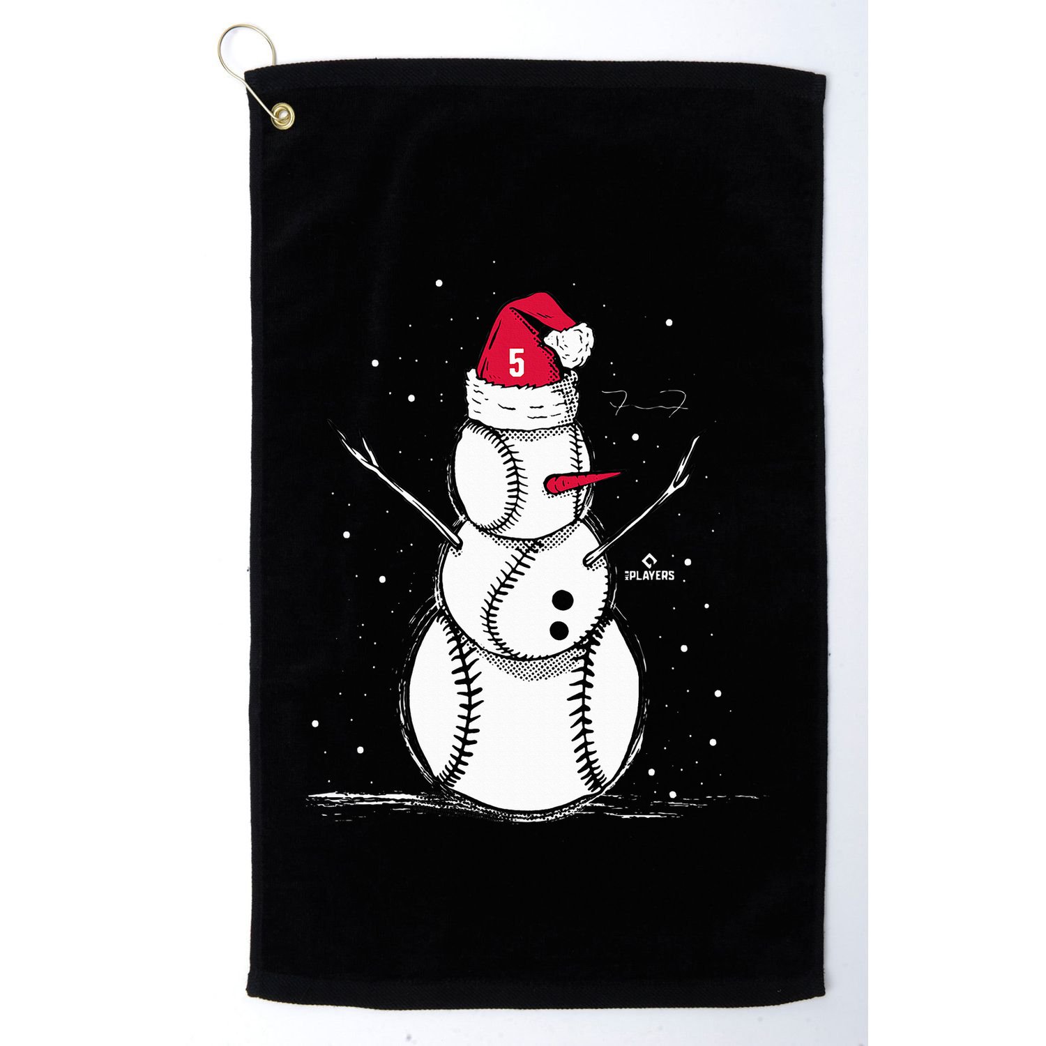 F.R.E.D.D.I.E Freeman Baseball Snowman Golf Towel