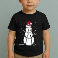 F.R.E.D.D.I.E Freeman Baseball Snowman Toddler T-Shirt