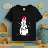 F.R.E.D.D.I.E Freeman Baseball Snowman Toddler T-Shirt