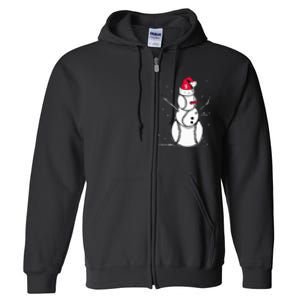 F.R.E.D.D.I.E Freeman Baseball Snowman Full Zip Hoodie