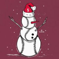 F.R.E.D.D.I.E Freeman Baseball Snowman 16oz Travel Tumbler