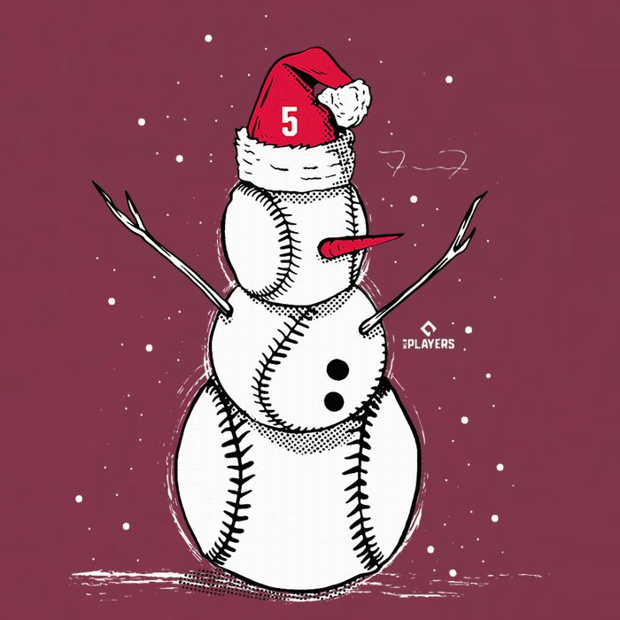F.R.E.D.D.I.E Freeman Baseball Snowman 16oz Travel Tumbler