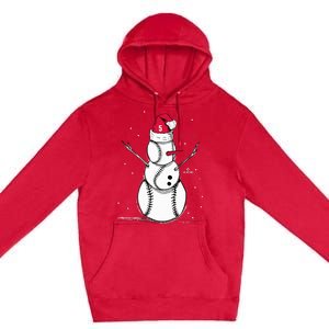 F.R.E.D.D.I.E Freeman Baseball Snowman Premium Pullover Hoodie