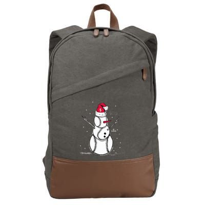 F.R.E.D.D.I.E Freeman Baseball Snowman Cotton Canvas Backpack
