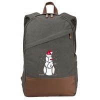 F.R.E.D.D.I.E Freeman Baseball Snowman Cotton Canvas Backpack