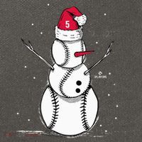 F.R.E.D.D.I.E Freeman Baseball Snowman Cotton Canvas Backpack