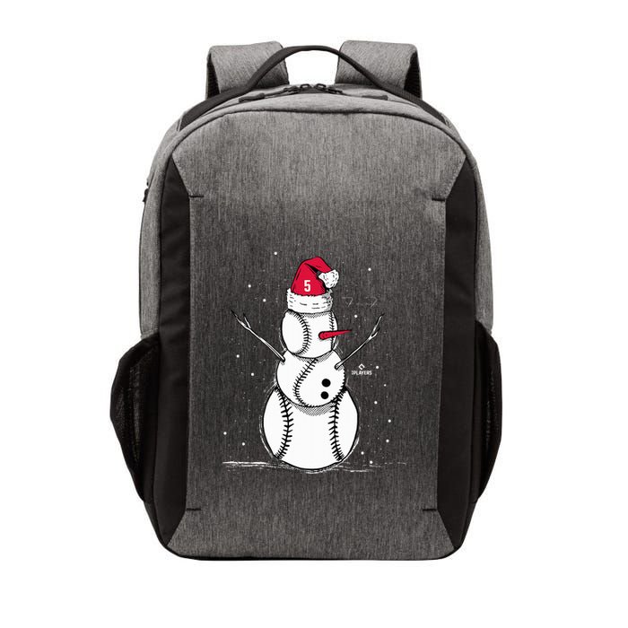 F.R.E.D.D.I.E Freeman Baseball Snowman Vector Backpack