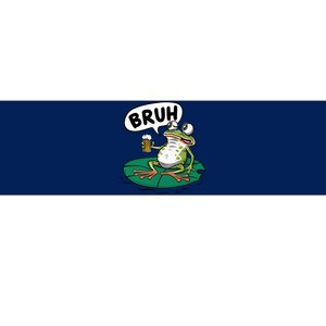 Funny Frog Bruh .. Bumper Sticker