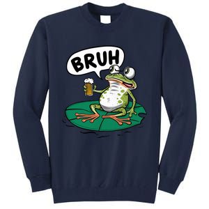 Funny Frog Bruh .. Tall Sweatshirt