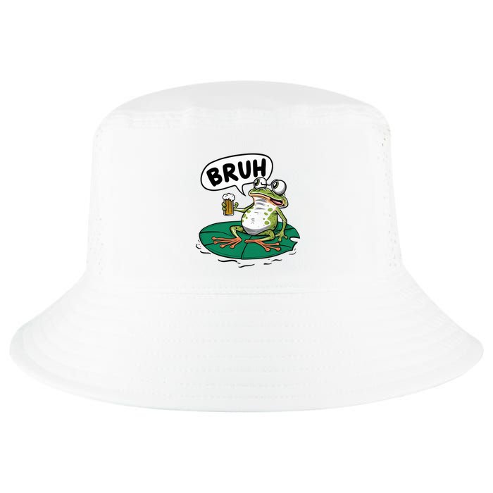 Funny Frog Bruh .. Cool Comfort Performance Bucket Hat
