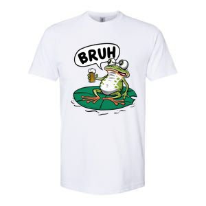 Funny Frog Bruh .. Softstyle CVC T-Shirt