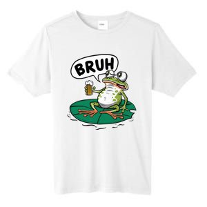 Funny Frog Bruh .. Tall Fusion ChromaSoft Performance T-Shirt