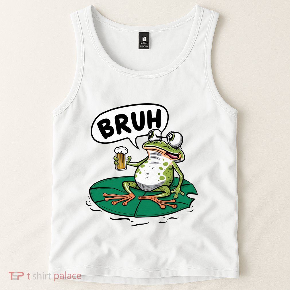 Funny Frog Bruh .. Tank Top