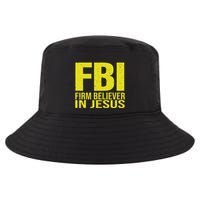Fbi Firm Believer In Jesus 2025 Cool Comfort Performance Bucket Hat