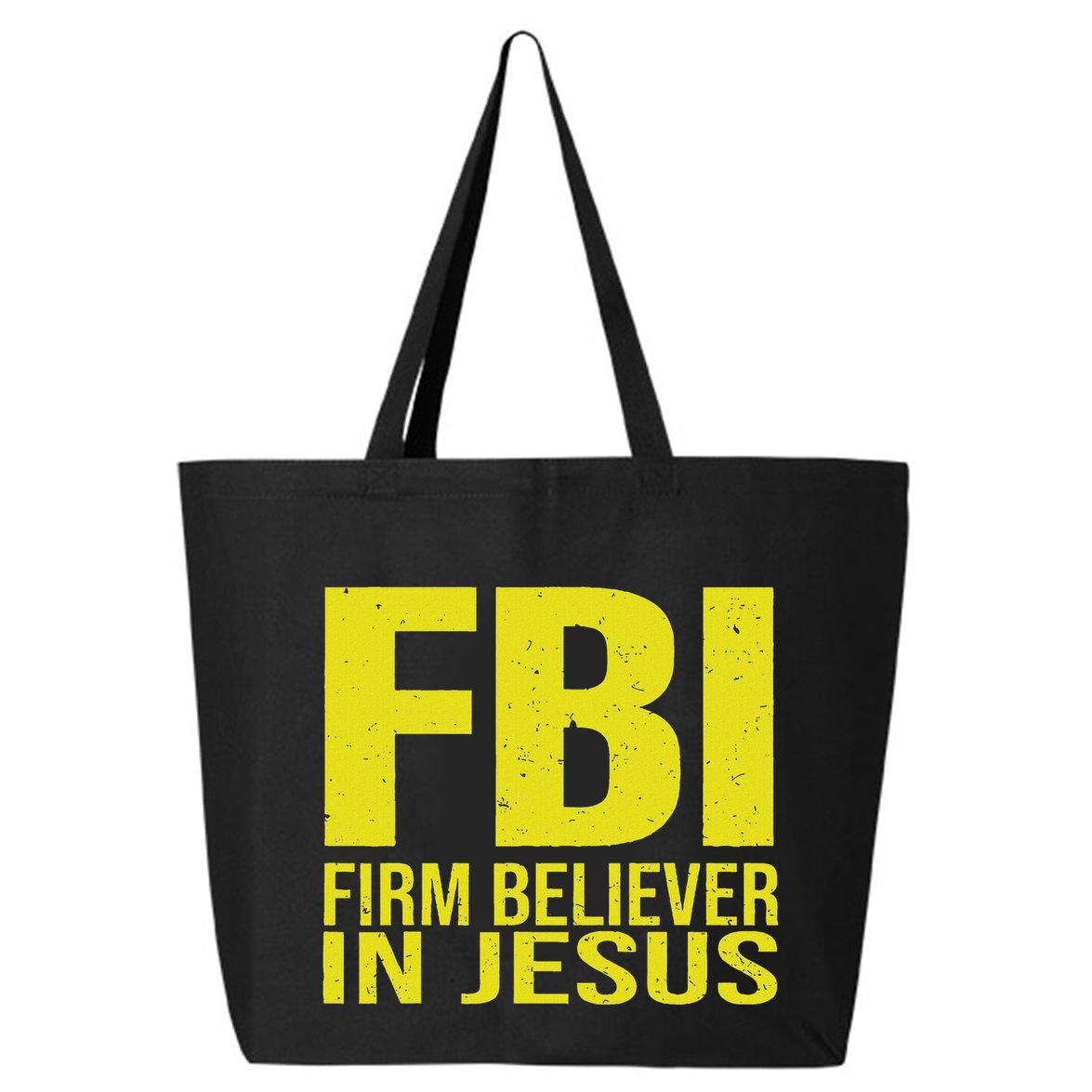 Fbi Firm Believer In Jesus 2025 25L Jumbo Tote