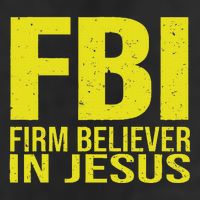 Fbi Firm Believer In Jesus 2025 Golf Towel