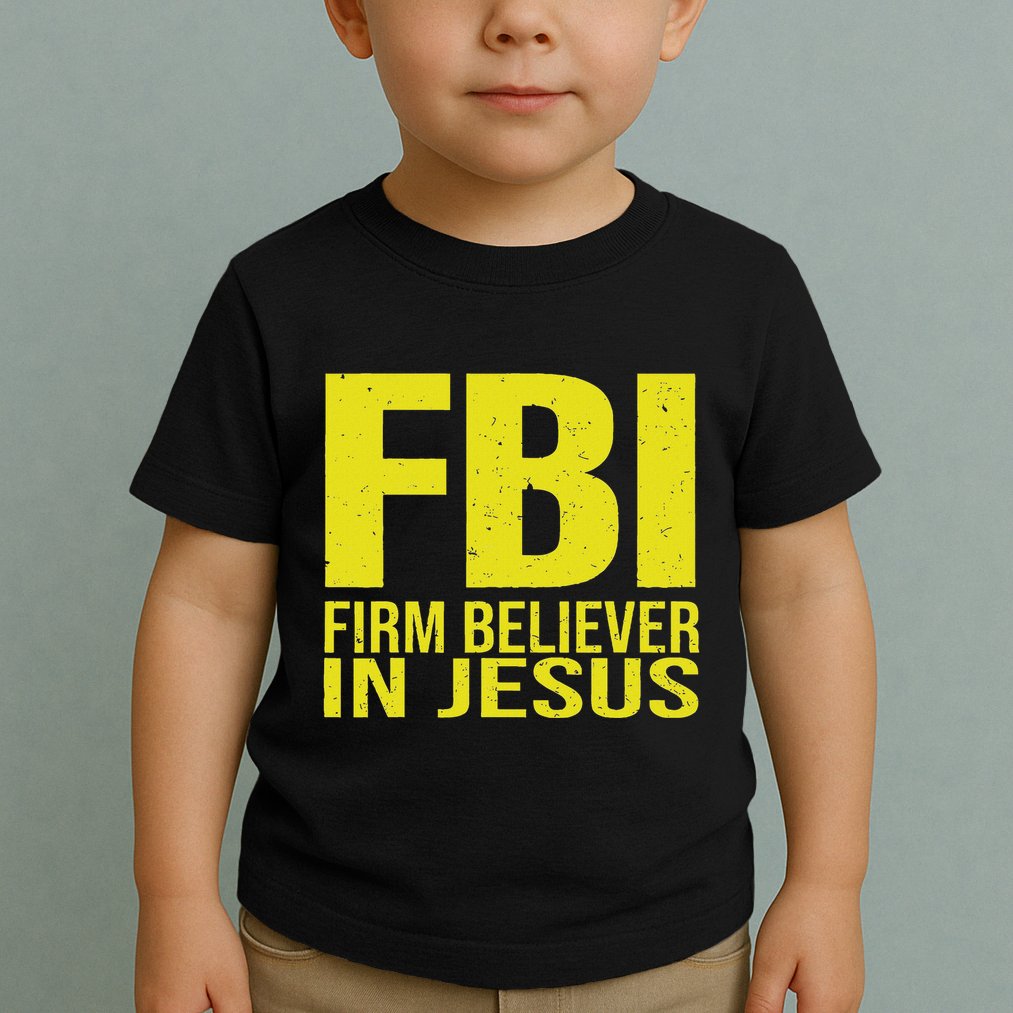 Fbi Firm Believer In Jesus 2025 Toddler T-Shirt