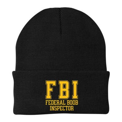 Fbi Federal Boob Inspector Funny Saying Fathers Beanie