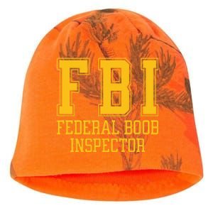 Fbi Federal Boob Inspector Funny Saying Fathers Kati - Camo Knit Beanie