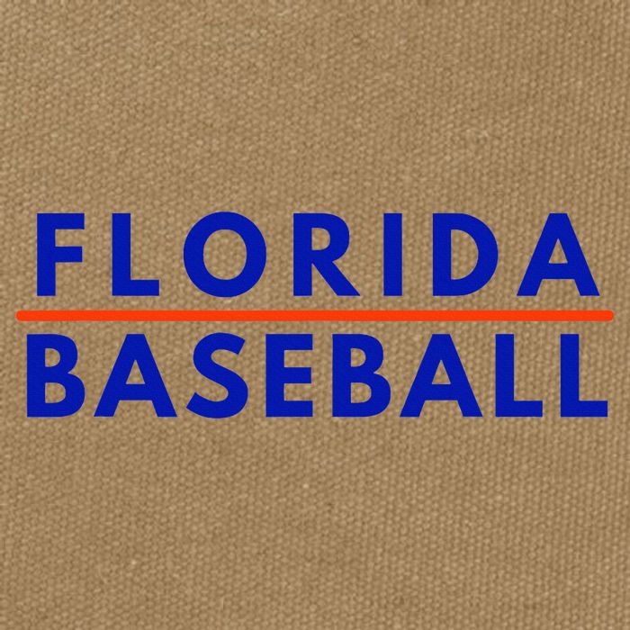 Florida Fl Baseball Fans Cotton Canvas Backpack