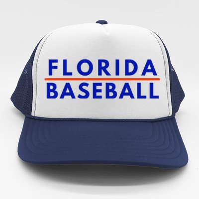 Florida Fl Baseball Fans Trucker Hat