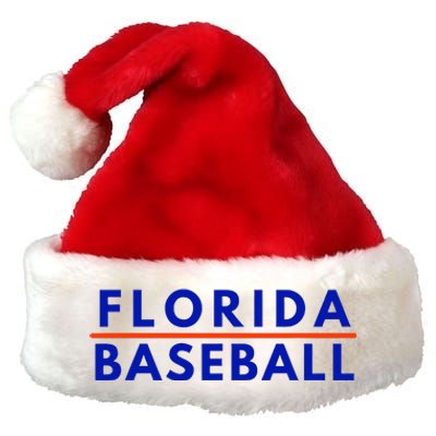 Florida Fl Baseball Fans Premium Christmas Santa Hat