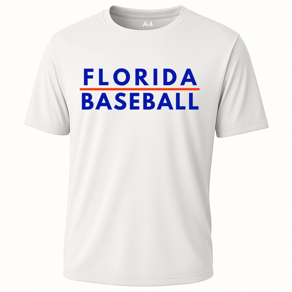 Florida Fl Baseball Fans Cooling Performance Crew T-Shirt