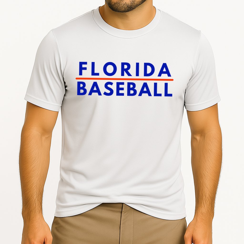 Florida Fl Baseball Fans Cooling Performance Crew T-Shirt