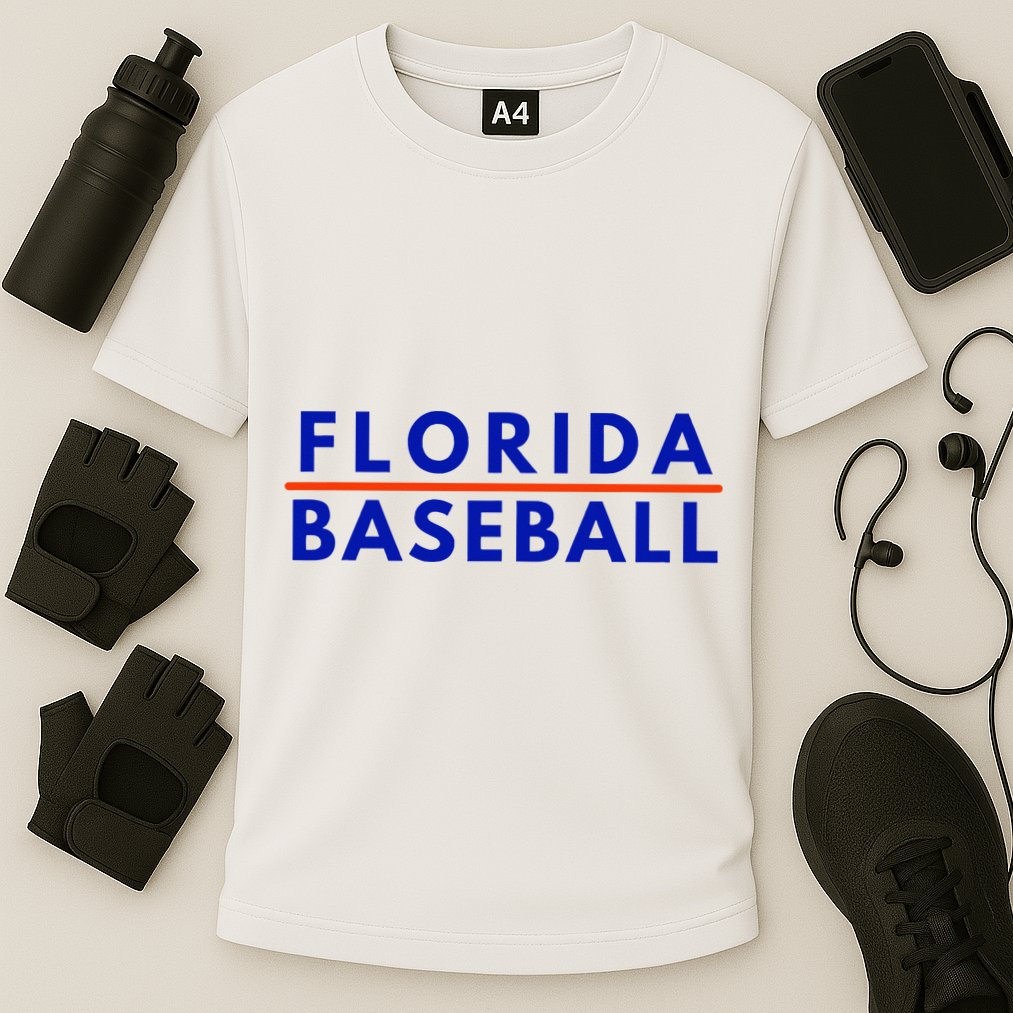Florida Fl Baseball Fans Cooling Performance Crew T-Shirt
