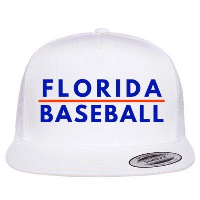 Florida Fl Baseball Fans Flat Bill Trucker Hat