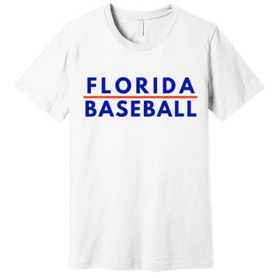 Florida Fl Baseball Fans Premium T-Shirt