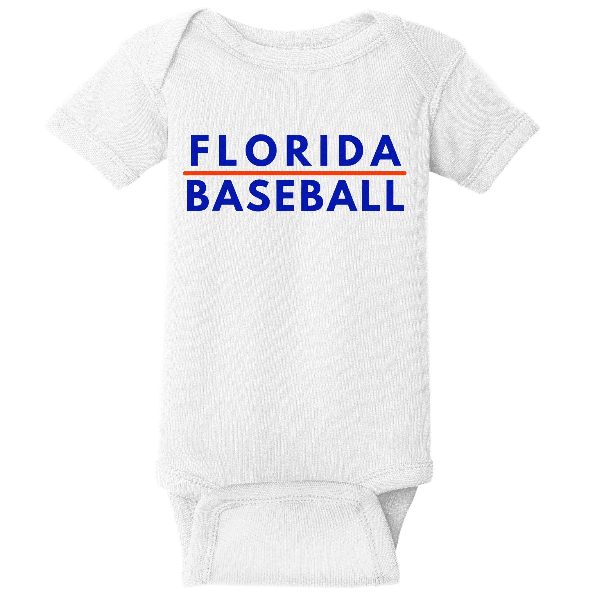 Florida Fl Baseball Fans Baby Bodysuit