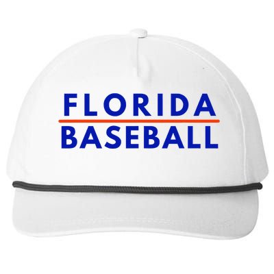 Florida Fl Baseball Fans Snapback Five-Panel Rope Hat