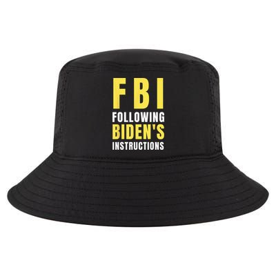FBI Following Biden's Instructions Cool Comfort Performance Bucket Hat