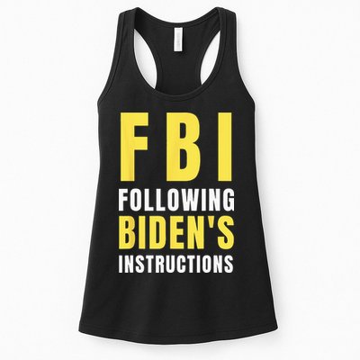 FBI Following Biden's Instructions Womens Tank Top