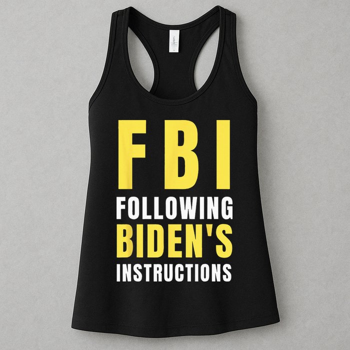 FBI Following Biden's Instructions Womens Tank Top
