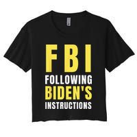FBI Following Biden's Instructions Crop Top