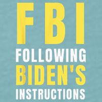 FBI Following Biden's Instructions Sueded Cloud Jersey T-Shirt