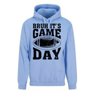 Funny Football Bruh Its Game Day Football Unisex Surf Hoodie