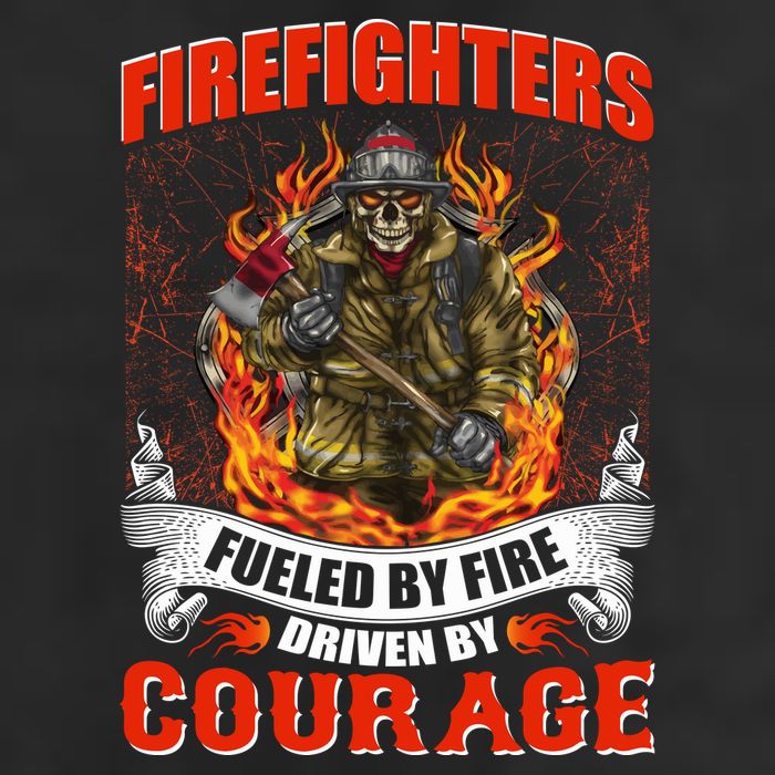 Firefighters Fueled By Fire Driven By Courage 15oz Campfire Ceramic Mug
