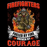 Firefighters Fueled By Fire Driven By Courage 16oz Travel Tumbler